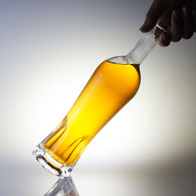 맞춤 750ml 유리 병 무게 기본 재료 유리 500ml 유리 위스키용 술 병