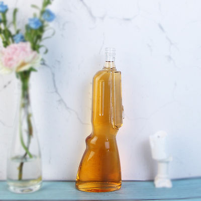 500ml 위스키 유리 병 총 모양 오픈 곰팡이 음료 산업용 700ml 보드카 병