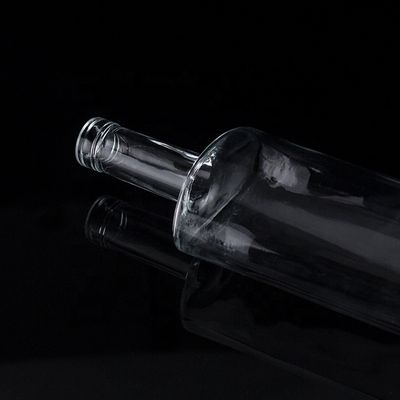 1750ml 1000ml 유리병 음주용 맞춤형 둥근 보드카 병 다재다능 사용