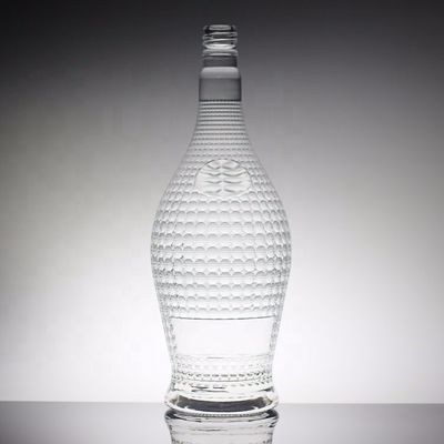데칼 유리 보드카 병 1 리터 1.75 리터 빈 500ml 700ml 750ml 샴페인 병