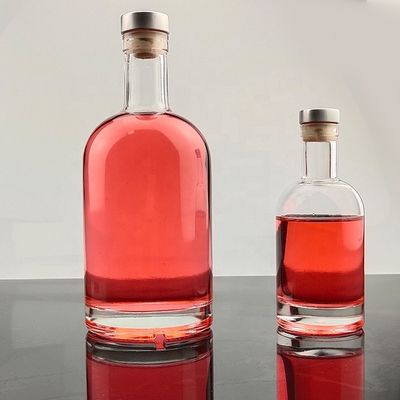 글로벌 클래식 둥근 모양 70cl 75cl 유리 병