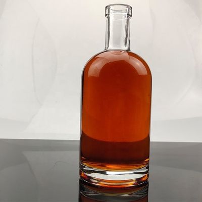 글로벌 클래식 둥근 모양 70cl 75cl 유리 병