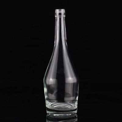 우아한 일본 사케 알코올 병 500ml 밀폐형 코크가 있는 독특한 유리