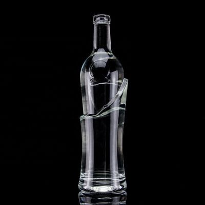 750ml 슈퍼 플린트 둥글 유리 병