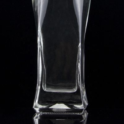 750ml 슈퍼 플린트 둥근 어깨 정면 럼 보드카 술 유리 병 코크