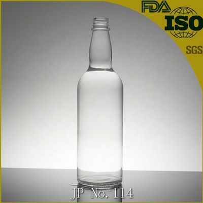 1 리터 유리 병과 스크린 프린팅을 가진 술용 고무 stopper