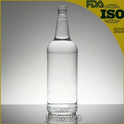 1 리터 유리 병과 스크린 프린팅을 가진 술용 고무 stopper