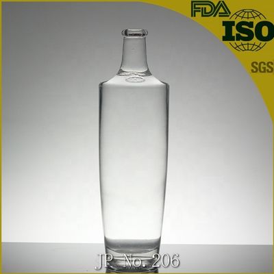 1 리터 유리 병과 스크린 프린팅을 가진 술용 고무 stopper