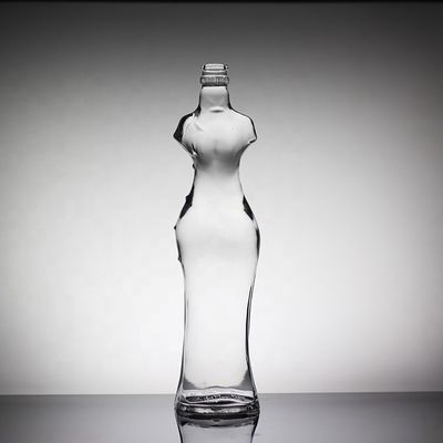 아름다운 여성 몸 모양 유리 병 코크 밀폐 유형