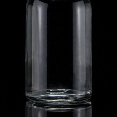 기본 재료 유리 술 병 500ml 700ml 750ml 코크 봉인 및 둥근 모양