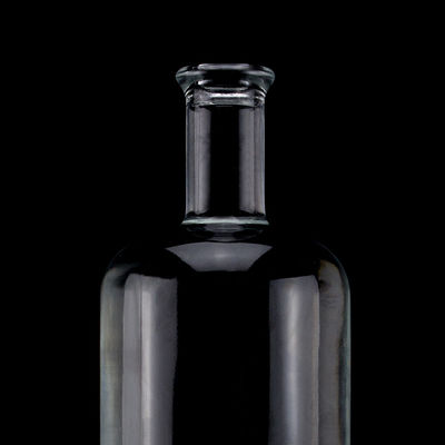 음료용 유리 병 750ml 용량 산성 경사 표면 유리 재료
