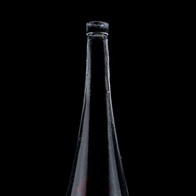 콩 모양 스크린 프린팅 보드카 위스키 술 유리 병 750ml 슈퍼 플린트 유리