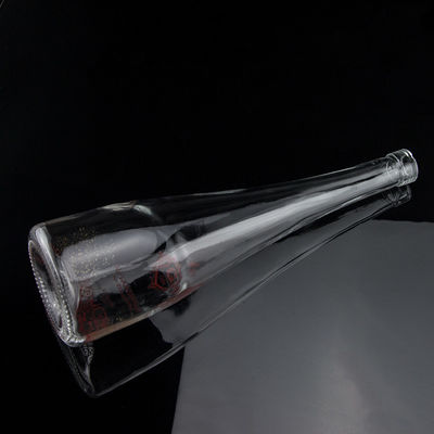 콩 모양 스크린 프린팅 보드카 위스키 술 유리 병 750ml 슈퍼 플린트 유리