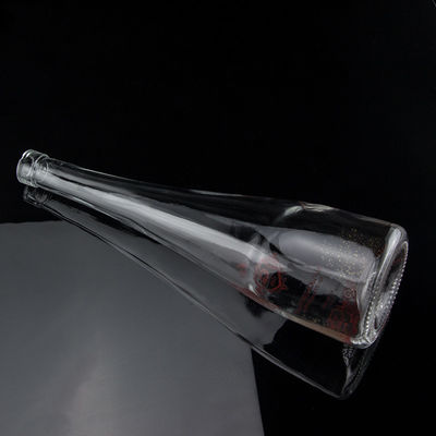 콩 모양 스크린 프린팅 보드카 위스키 술 유리 병 750ml 슈퍼 플린트 유리